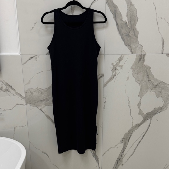 Zella Workout Black Sleeveless Dress w Built in Bra - Picture 1 of 4